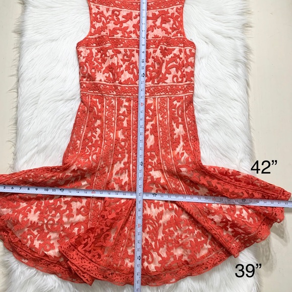 SOLD-Tadashi Embroidered Lace Cocktail Dress - Picture 14 of 14